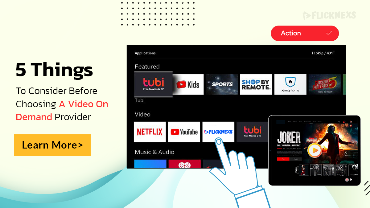 vod video on demand video on demand provider video on demand service provider